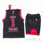 ست بسکتبالی اورجینال شیکاگو بولز Chicago Bulls مشکی قرمز تایلندی