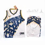 ست بسکتبالی اورجینال لیکرز Lakers طلایی سرمه ای تایلندی