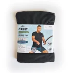 تیشرت ورزشی تخصصی مردانه کرویت Crivit آلمان رنگبندی آبی و مشکی