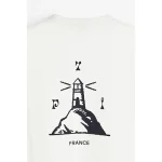تیشرت اورجینال وارداتی H&M اچ اند ام COOLMAX® Regular Fit T-shirt سفید فرانسه France