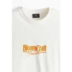 تیشرت اورجینال وارداتی H&M اچ اند ام طرح Bloom Craft