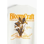 تیشرت اورجینال وارداتی H&M اچ اند ام طرح Bloom Craft