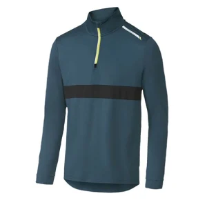 سوییشرت ورزشی مردانه نیم زیپ برند کرویت CRIVIT آلمان سبز لجنی