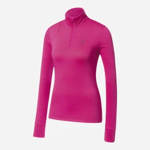 سوییشرت ورزشی زنانه نیم زیپ برند کرویت CRIVIT آلمان صورتی