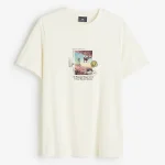 تیشرت اورجینال وارداتی H&M اچ اند ام طرح The Mountains Whisper