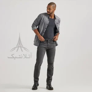شلوار جین مردانه اورجینال برند لی LEE وارداتی مدل Men's Extreme Motion MVP Slim Fit Tapered Jean