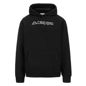 هودی اورجینال کاپا KAPPA مردانه و زنانه وارداتی Black Men's Sportstyle Fleece Hoodie مشکی