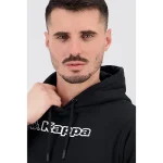 هودی اورجینال کاپا KAPPA مردانه و زنانه وارداتی Black Men's Sportstyle Fleece Hoodie مشکی