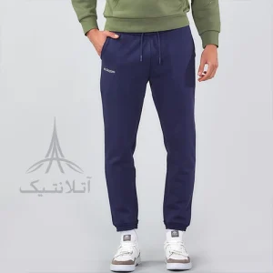 شلوار اسلش اورجینال کاپا KAPPA وارداتی Blue Men's Sportstyle Cotton Pants سرمه ای