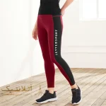 لگ ورزشی تخصصی زنانه وارداتی اورجینال برند کریویت Crivit آلمان همکاری با Jette Sport زرشکی مشکی