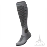 جوراب اسکی ساقدار اسپرت کرویت Crivit آلمان Ultra Warm طوسی سبز