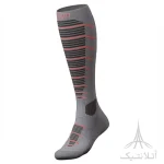 جوراب اسکی ساقدار اسپرت کرویت Crivit آلمان Ultra Warm طوسی صورتی