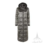 کاپشن بلند زنانه اسمارا Esmara اورجینال وارداتی نقره ای کلاه دار