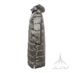 کاپشن بلند زنانه اسمارا Esmara اورجینال وارداتی نقره ای کلاه دار