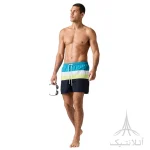 شلوارک سونایی استخر و شنا مردانه اورجینال کرویت Crivit آلمان آستردار جیب دار سه رنگ