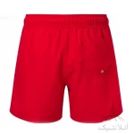 شلوارک سونایی استخر و شنا مردانه اورجینال کرویت Crivit آلمان آستردار جیب دار قرمز