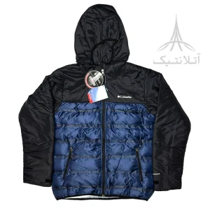 کاپشن وارداتی کلمبیا Columbia دارای تکنولوژی آمنی هیت (Omni-Heat) کلاه دار تراکم پر 650 سرمه ای