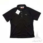 پلوشرت آستین کوتاه یقه دار دکمه ای پسرانه برند پوما Puma اورجینال وارداتی ورزشی مشکی