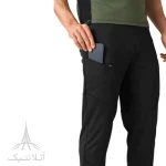 شلوار اسلش ورزشی اورجینال مردانه کریویت CRIVIT مشکی Long Training Trousers کمر کشی و بند دار