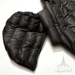 کاپشن مردانه شمعی وارداتی ماسیمو دوتی Massimo Dutti ضدآب طرح پر کلاه جداشونده