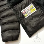 کاپشن مردانه شمعی وارداتی ماسیمو دوتی Massimo Dutti ضدآب طرح پر کلاه جداشونده