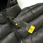 کاپشن مردانه شمعی وارداتی ماسیمو دوتی Massimo Dutti ضدآب طرح پر کلاه جداشونده