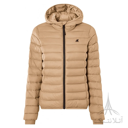 کاپشن زنانه لایت برند اسمارا Esmara آلمان همکاری با پولو Polo اورجینال وارداتی ضدباد و ضدآب نسکافه ای